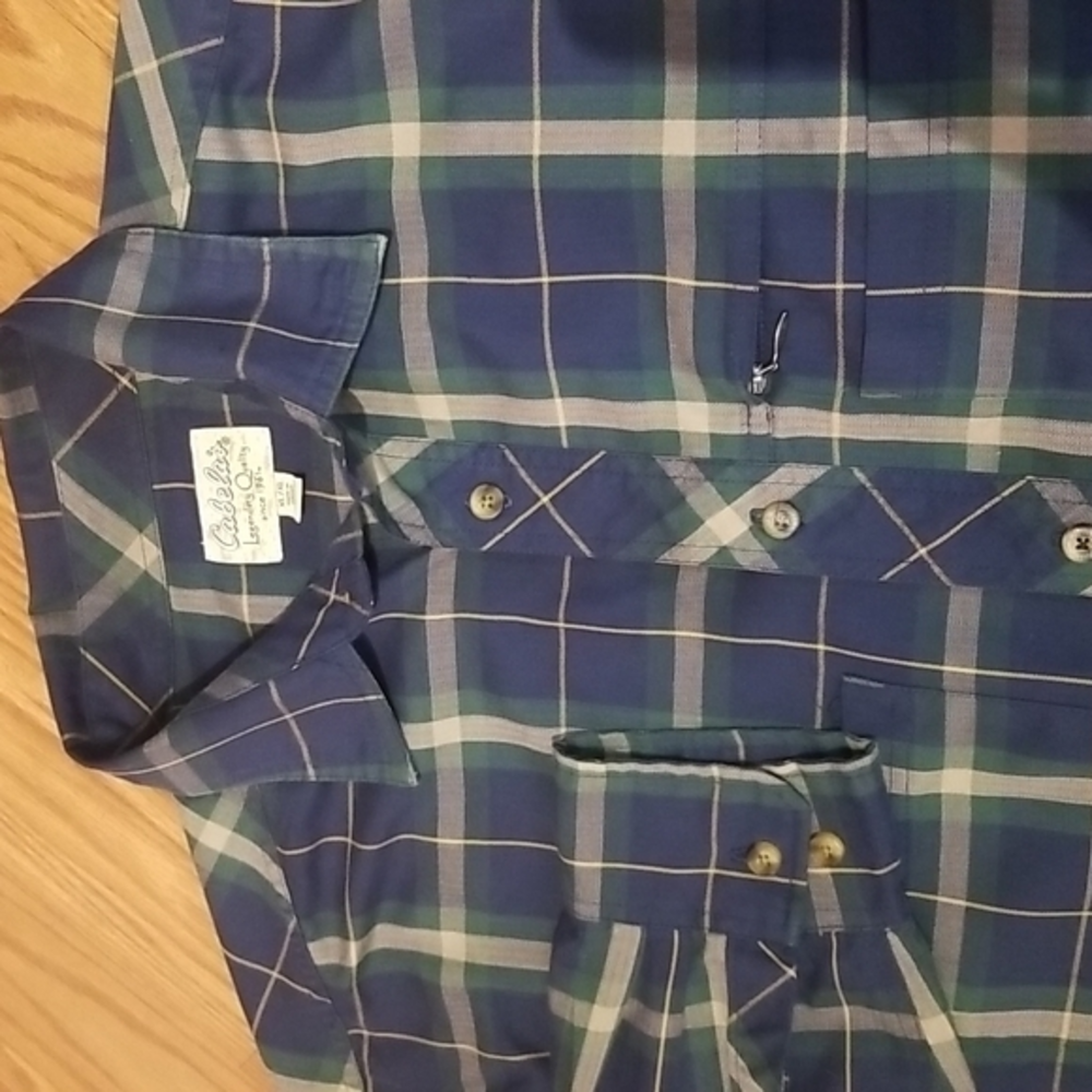 Cabela's long sleeve button up shirt xl